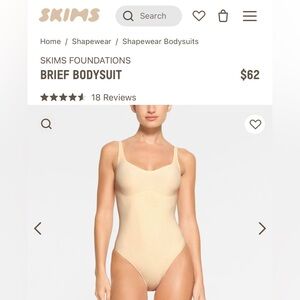 SKIMS Foundation bodysuit
